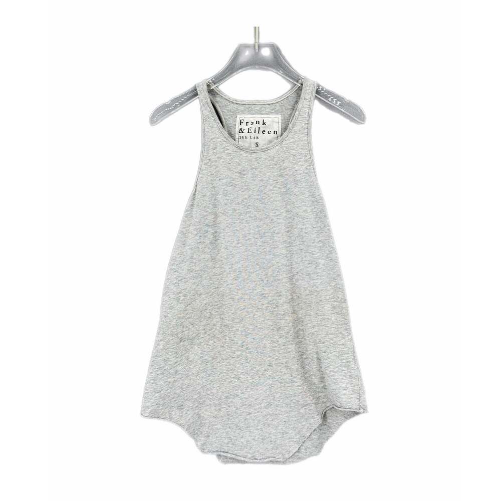 Frank & Eileen Heather Gray Lightweight Cotton Racer Back Layering Tank Top - Picture 4 of 9